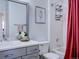 Guest bathroom with updated vanity at 14221 E 1St Dr # 304, Aurora, CO 80011