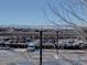 View of parking lot with mountain backdrop at 14221 E 1St Dr # 304, Aurora, CO 80011