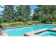 Sparkling pool and spa with lush landscaping, perfect for outdoor recreation and relaxation at 7088 Indian Peaks Trl, Boulder, CO 80301