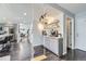 Charming breakfast nook with a swing and a coffee bar featuring modern appliances and stylish decor at 3801 S Joplin St, Aurora, CO 80013