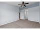 Spacious bedroom with an overhead ceiling fan and easy access to multiple doorways at 12711 Colorado Blvd # 1116, Thornton, CO 80241