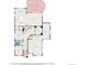 A floor plan illustration of the house layout including kitchen, living room, and dining room at 4220 Kestrel Dr, Broomfield, CO 80023
