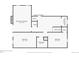 Basement floorplan featuring finished basement, bedrooms, bathroom, and laundry room at 8525 Grandview Ave, Arvada, CO 80002