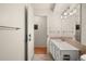 This bathroom is equipped with vanity at 720 S Clinton St # 1B, Denver, CO 80247