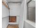 Unfinished basement space ready for customization with small window for light at 13341 Birch Cir, Thornton, CO 80241