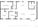 Detailed floor plan showcases the layout of the home, including bedrooms, baths, living room, and kitchen at 5986 Dunraven St, Golden, CO 80403