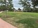 The image shows a large grassy area with mature trees at 1519 S Dayton St, Denver, CO 80247