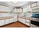 Well-lit kitchen with stainless steel appliances, white cabinets, and sleek countertops at 2731 S Pearl St, Englewood, CO 80113