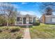 Charming green cottage with a welcoming front porch and a well-manicured lawn at 4476 S Lincoln St, Englewood, CO 80113