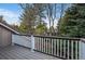 A private balcony offers plenty of wooded scenery and a place to relax outdoors at 10849 E Crestridge Cir, Englewood, CO 80111