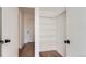 A bedroom closet with extensive shelving at 4294 S Salida Way # 4, Aurora, CO 80013