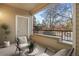 Cozy balcony with comfortable seating and a view, perfect for enjoying the outdoors at 8422 S Upham Way # G47, Littleton, CO 80128