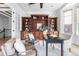 Chic office featuring custom built-ins and an airy atmosphere at 27485 E Nova Pl, Aurora, CO 80016