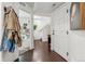 Entryway with hardwood flooring and view of staircase at 10560 Waco St, Commerce City, CO 80022