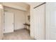 Bright bedroom with closet and modern decor, neutral carpet and interior door at 9700 E Iliff Ave # C20, Denver, CO 80231