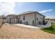Backyard featuring a patio area, gravel landscaping, shed, and potential for outdoor enjoyment at 7108 Morrison Dr, Frederick, CO 80530