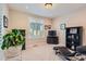 Serene room with plush carpeting, a large window, and stylish decor at 10631 Autumnsong Ct, Highlands Ranch, CO 80126