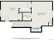 Basement floor plan featuring bedroom, recreation room and laundry area at 16277 Blueleaf Pl, Parker, CO 80134