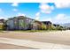 Beautiful street view showcasing the home's exterior, well-manicured landscaping, and neighborhood charm at 8102 Adams Fork Ave, Littleton, CO 80125