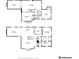 Detailed floor plan showcasing the layout of both floors with labeled rooms and dimensions for prospective buyers at 10482 W 75Th Ave, Arvada, CO 80005