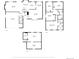 Complete floorplans showing layout of all 3 stories including living room, kitchen, bedrooms, garage, and basement at 7923 S Marion Ct, Centennial, CO 80122