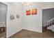 Cozy dining area featuring tile flooring and stairs to the right at 13339 E Idaho Pl, Aurora, CO 80012