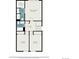Upstairs floor plan showing bedrooms, bathrooms, and walk-in closet dimensions at 13339 E Idaho Pl, Aurora, CO 80012