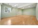 Spacious basement with bamboo floors, a large window, and recessed lighting for a clean, open feel at 4944 W 107Th Loop, Westminster, CO 80031
