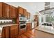 Modern kitchen with stainless steel appliances, granite countertops and ample storage space at 4944 W 107Th Loop, Westminster, CO 80031
