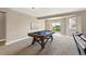 Recreational area with a pool table, walkout access, and recessed lighting at 444 Pasada Way, Monument, CO 80132