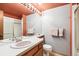 Full bathroom with a shower-tub combo and nice lighting at 1950 S Helena St # D, Aurora, CO 80013