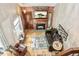 Spacious living room featuring a fireplace, hardwood floors, and comfortable seating at 1950 S Helena St # D, Aurora, CO 80013