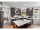 Well-designed kitchen with an island, ample cabinet space, and modern appliances at 6643 Orion Ct, Arvada, CO 80007