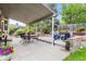 Covered patio featuring outdoor seating, perfect for entertaining and relaxing at 6643 Orion Ct, Arvada, CO 80007