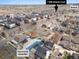 Aerial view of community amenities, school, and the home's location at 11896 Meade Court at 11896 Meade Ct, Westminster, CO 80031