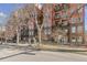 Brick building exterior, tree-lined street, city view at 1630 N Clarkson St # 320, Denver, CO 80218
