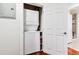 Stacked washer and dryer in a convenient closet at 1630 N Clarkson St # 320, Denver, CO 80218