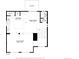 Second floor plan showcasing kitchen, living room, dining room, pantry, balcony, and bathroom layout and dimensions at 20054 E 48Th Dr, Denver, CO 80249