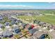 Beautiful neighborhood featuring a single-Gathering home, parks, and convenient access to green spaces at 3086 Kestrel St, Brighton, CO 80601