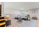 Cozy basement area with comfortable seating and stylish decor at 1475 Kingsbury Ct, Golden, CO 80401