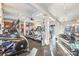 Community gym featuring modern treadmills, elliptical machines, and various strength training equipment at 19551 E Mann Creek Dr # B, Parker, CO 80134
