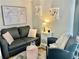 Inviting living room with stylish decor, including a comfortable sofa and artwork at 5295 Andes St, Denver, CO 80249