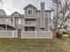 Townhome back view with private fenced yard at 7710 S Monaco Cir # E, Centennial, CO 80112