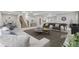 Finished basement features a cozy seating area, pool table, and stylish decor at 9781 Eagle River St, Littleton, CO 80125