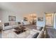 Spacious living room features neutral tones, plush seating, and a decorative rug, creating an inviting atmosphere at 3184 S Heather Gardens Way # 302, Aurora, CO 80014