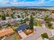 A beautiful aerial view of this home showcases the expansive lot and well-manicured landscaping at 129 Gordon Pl, Castle Rock, CO 80104