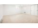 This expansive basement features carpet floors, base-board heating, and two closets for ample storage at 129 Gordon Pl, Castle Rock, CO 80104