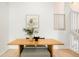 Bright dining area featuring modern decor and plenty of light near the staircase at 129 Gordon Pl, Castle Rock, CO 80104