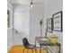 Bright office space with hardwood floors and stylish decor at 2155 N High St, Denver, CO 80205