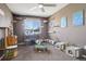 A dedicated room for pets featuring climbing structures, toys, and plenty of space at 5830 Jasper Pointe Cir, Castle Pines, CO 80108